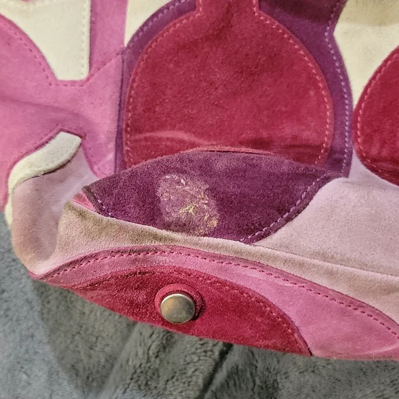 Rare Coach Suede Handbag - Picture 7 of 8